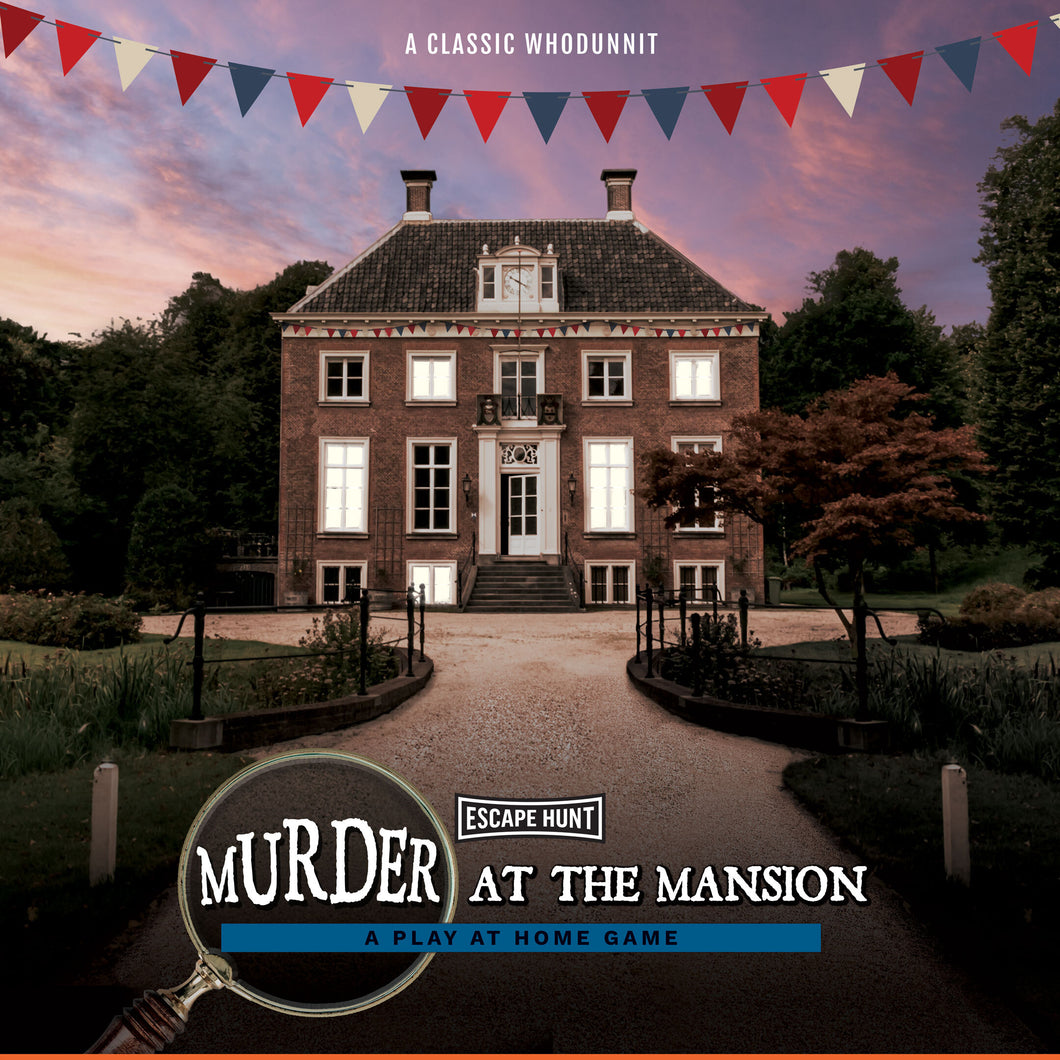 Murder at the Mansion | Escape Hunt | Play at Home Game